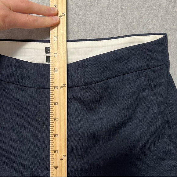 J. Crew Kate Pants Navy Size 2T NWT Striaght Leg Four Season Stretch Business - Picture 10 of 12